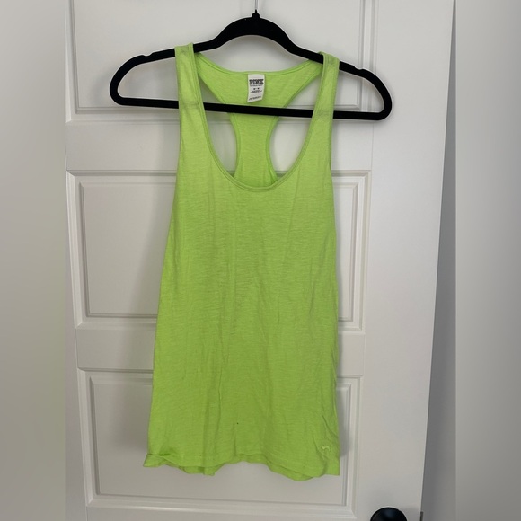 *3/$25* Victoria's Secret Lime Green Tank Top - Picture 1 of 2